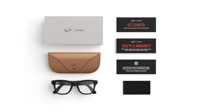 Ray-Ban - Meta Wayfarer Gen 2 (Matte Black | Clear)