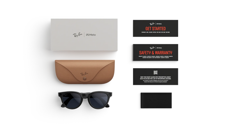 Ray-Ban - Meta Headliner Low Bridge Fit Gen 2 (Shiny Black | Clear Ray-Ban - Meta Headliner Low Bridge Fit Gen 2 (Shiny Black | Clear