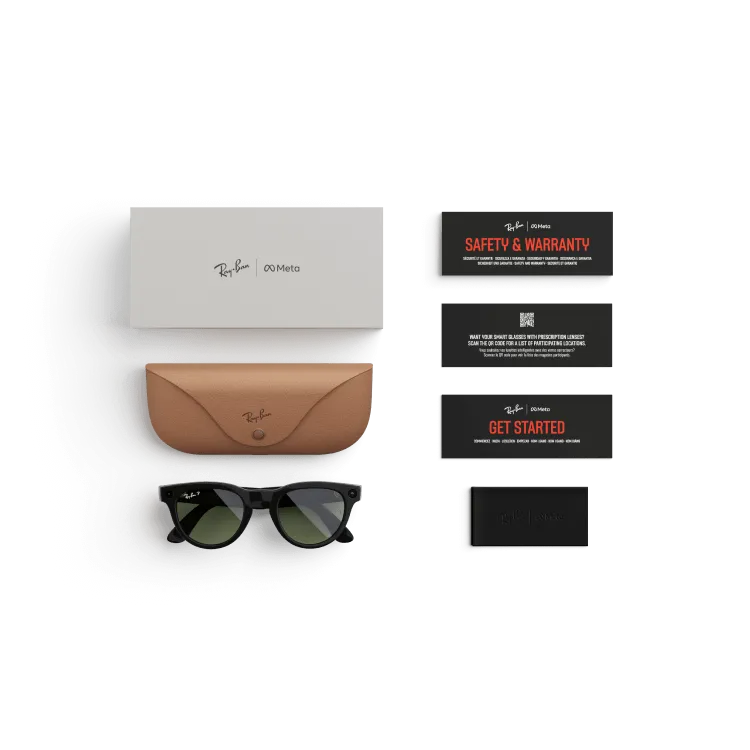 Ray-Ban - Meta Headliner Gen 2 (Shiny Black | G-15 Green)