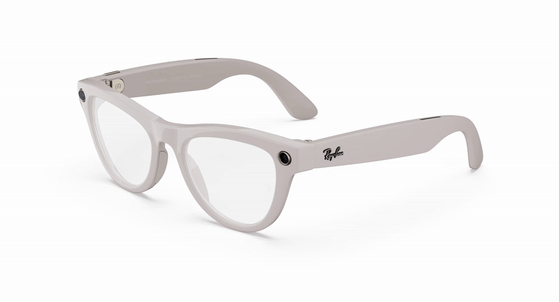 Ray-Ban - Meta Skyler (Shiny Chalky Gray | Clear/Sapphire Transitions®)
