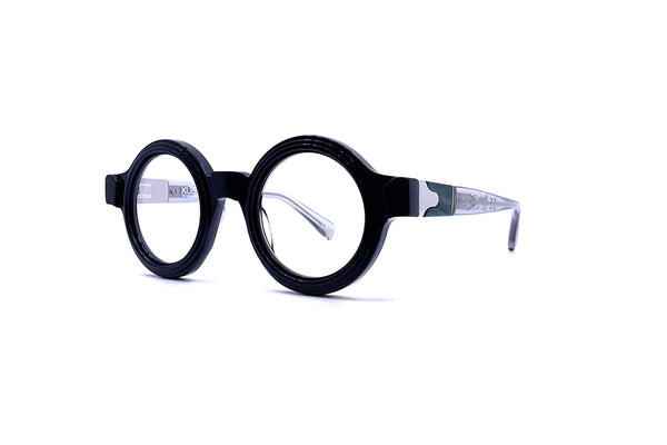 Kuboraum - Mask S2 (Black Shine/Transparent Grey)