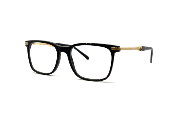 Maybach Eyewear - The Refined I (18k Champagne Gold Plated | Black | Clear)