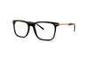 Maybach Eyewear - The Refined I (18k Champagne Gold Plated | Black | Clear)