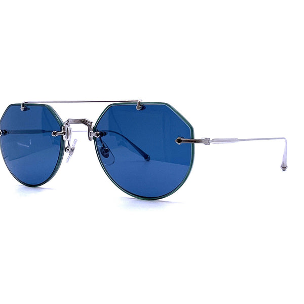 Matsuda - M3121 (Brushed Green/Brushed Silver) – Good See Co.