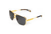 Maybach Eyewear - The Dawn I (24k Gold Plated | Black Satin/Tortoise/Velvet | Dark Grey)