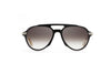 Maybach Eyewear - The Independence I (Palladium Plated/Black/White Chocolate | Blue/Grey Gradient)