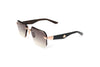 Maybach Eyewear - THE VISIONIST I (18k Solid Rose Gold | Black Piano/Walnut Burr | Chocolate Brown Gradient)