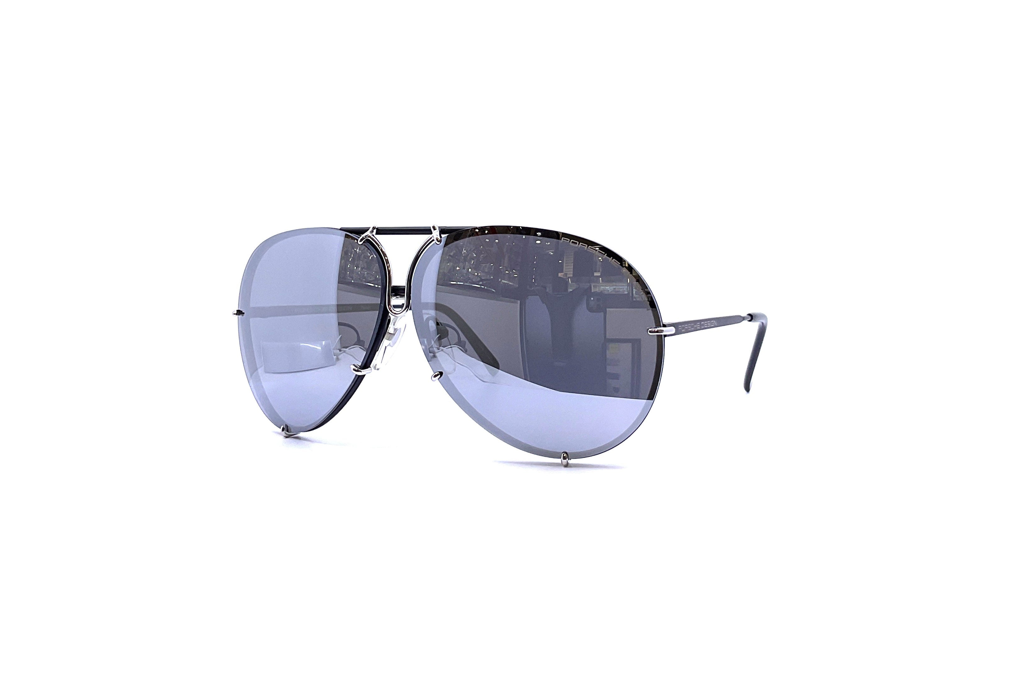 Porsche Design P8478-J-6910 Black-Silver Sunglasses