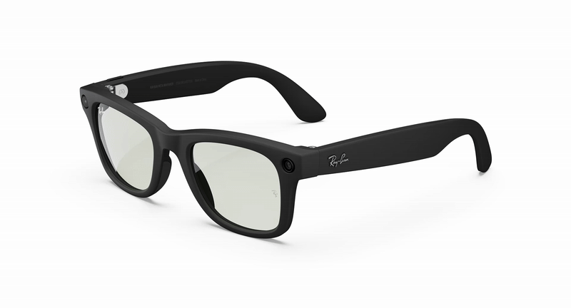 Ray-Ban - Meta Wayfarer (Matte Black | Clear/Graphite Green Transitions®)
