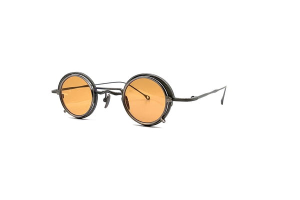 Rigards x Ziggy Chen - RG1008ZC (Antique Gray) + Sun Clip (Titanium | Salmon)