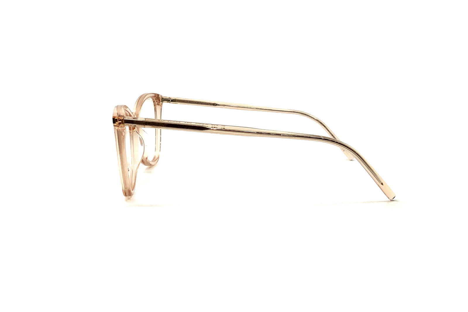 Saint Laurent SL478JERRY 004 Eyeglasses Transparent Peach 53mm Butterfly Frame Saint Laurent SL 478 JERRY Eyeglasses | Select Eyewear main image 4