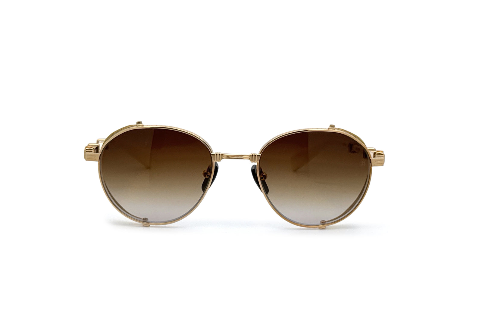 Balmain Gold Frame Sunglasses with Brown Gradient Lens 
NEVER WORN! Legend sunglasses brown brown - Women | BALMAIN main image 2