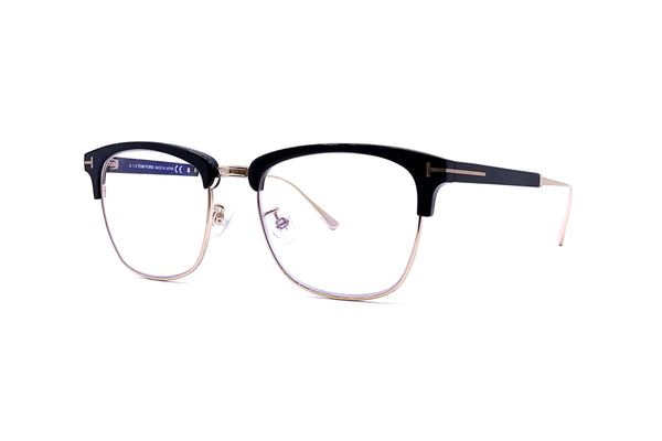 Tom Ford - Blue Block Browline Opticals TF5590-F-B (Shiny Black)
