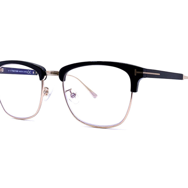 TOM FORD サングラス 5590 ブラック Tom Ford - Blue Block Browline Opticals TF5590-F-B (Shiny Black
