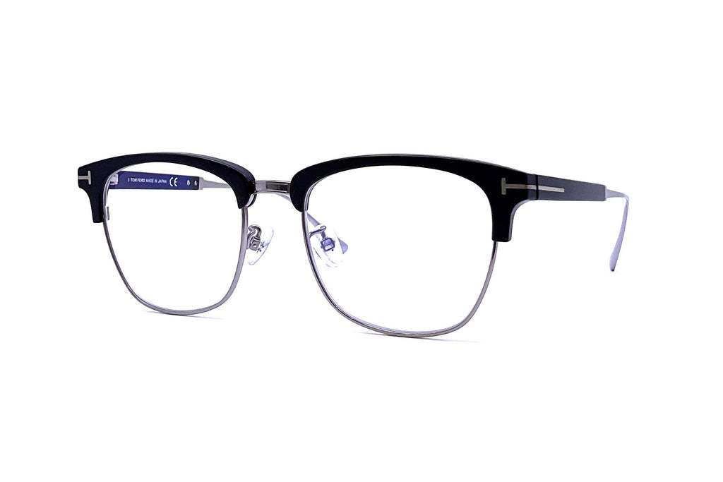 Tom Ford - Blue Block Browline Opticals TF5590-F-B (Black) – Good