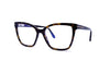 Tom Ford - Blue Block Cat Eye Opticals TF5812-B (Shiny Dark Havana)