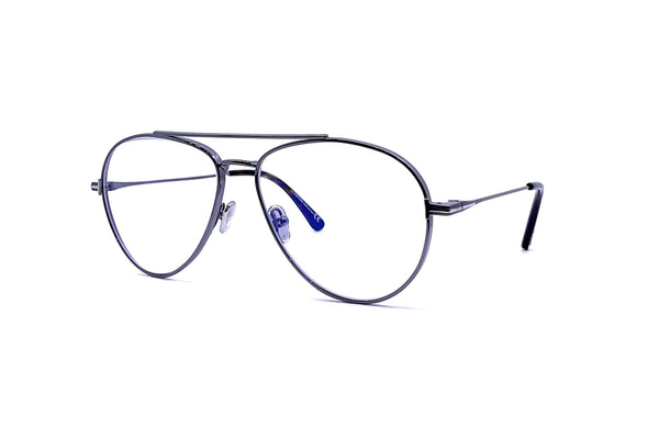 Tom Ford - Blue Block Pilot Opticals TF5800 (Shiny Dark Gunmetal)