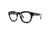 Tom Ford - Blue Block Soft Round Opticals TF5873-B (Shiny Grey Havana)