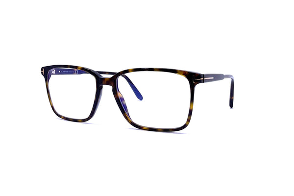 Tom Ford - Blue Block Soft Square Opticals TF5696-B (Dark Havana)