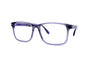 Tom Ford - Blue Block Square Opticals TF5752-B (Shiny Grey Crystal)