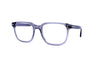 Tom Ford - Blue Block Square Opticals TF5818-B (Shiny Grey Crystal)