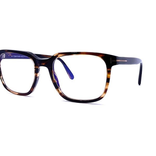 Tom Ford - Blue Block Square Opticals TF5818-B (Striped  display picture 2