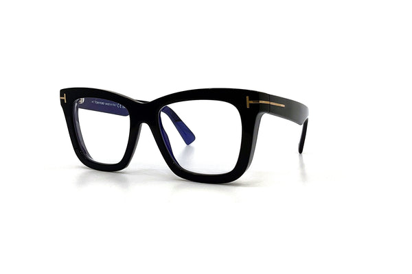 Tom Ford - Blue Block Square Opticals TF5881-B (Shiny Black)