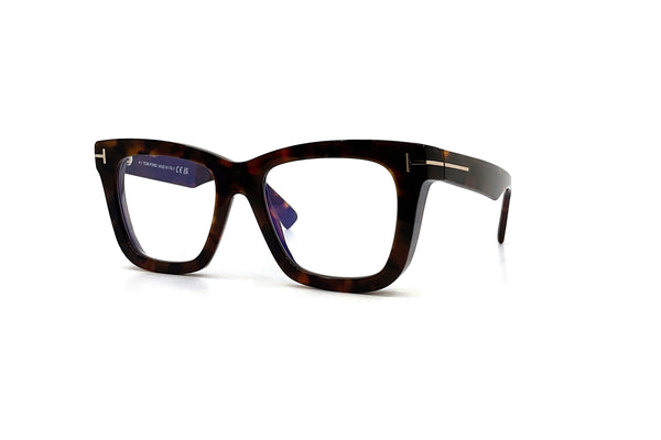 Tom Ford - Blue Block Square Opticals TF5881-B (Tortoise)