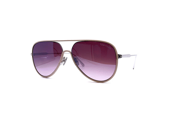 Tom Ford - Jessie-02 (Nude Leather/Silver)