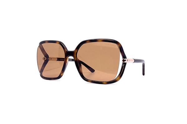 Tom Ford - Solange-02 (Shiny Dark Havana with Gold)