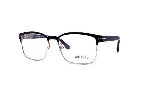 Tom Ford - Square Metal Optical Frame TF5323 (Matte Black/Gold)