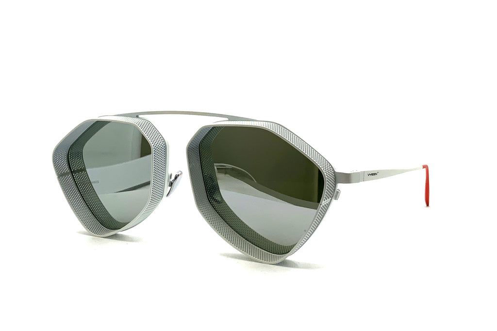 Vysen - Ezy (White Matte/Silver Mirror) – Good See Co.