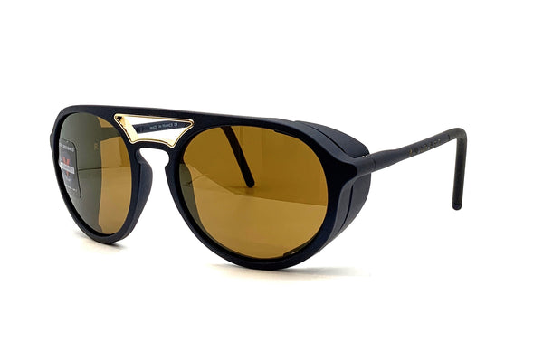 Vuarnet - Ice Round (Matte Metalized Blue-Black | Pure Brown Bronze Flash)