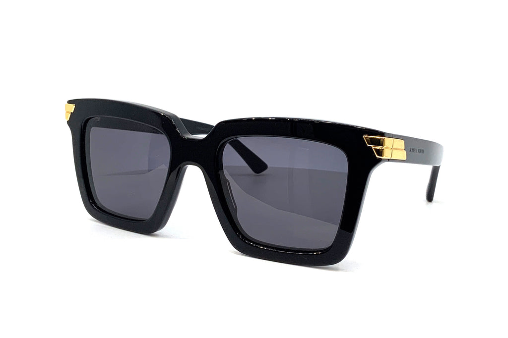 Bottega Veneta BV1005S Black Sunglasses Bottega Veneta BV1005S 001 Black Square Sunglasses  main image 3