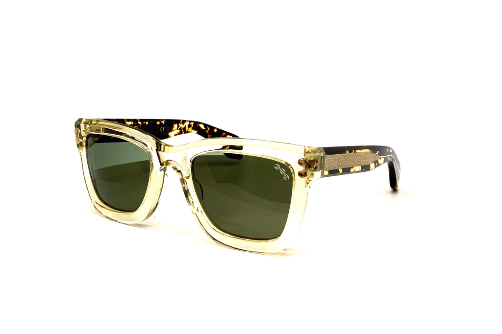 Hoorsenbuhs Model I Unisex Sunglasses in Wheat Crystal - SEE DESCRIPTION HOORSENBUHS® | MODEL I | CRYSTAL main image 4