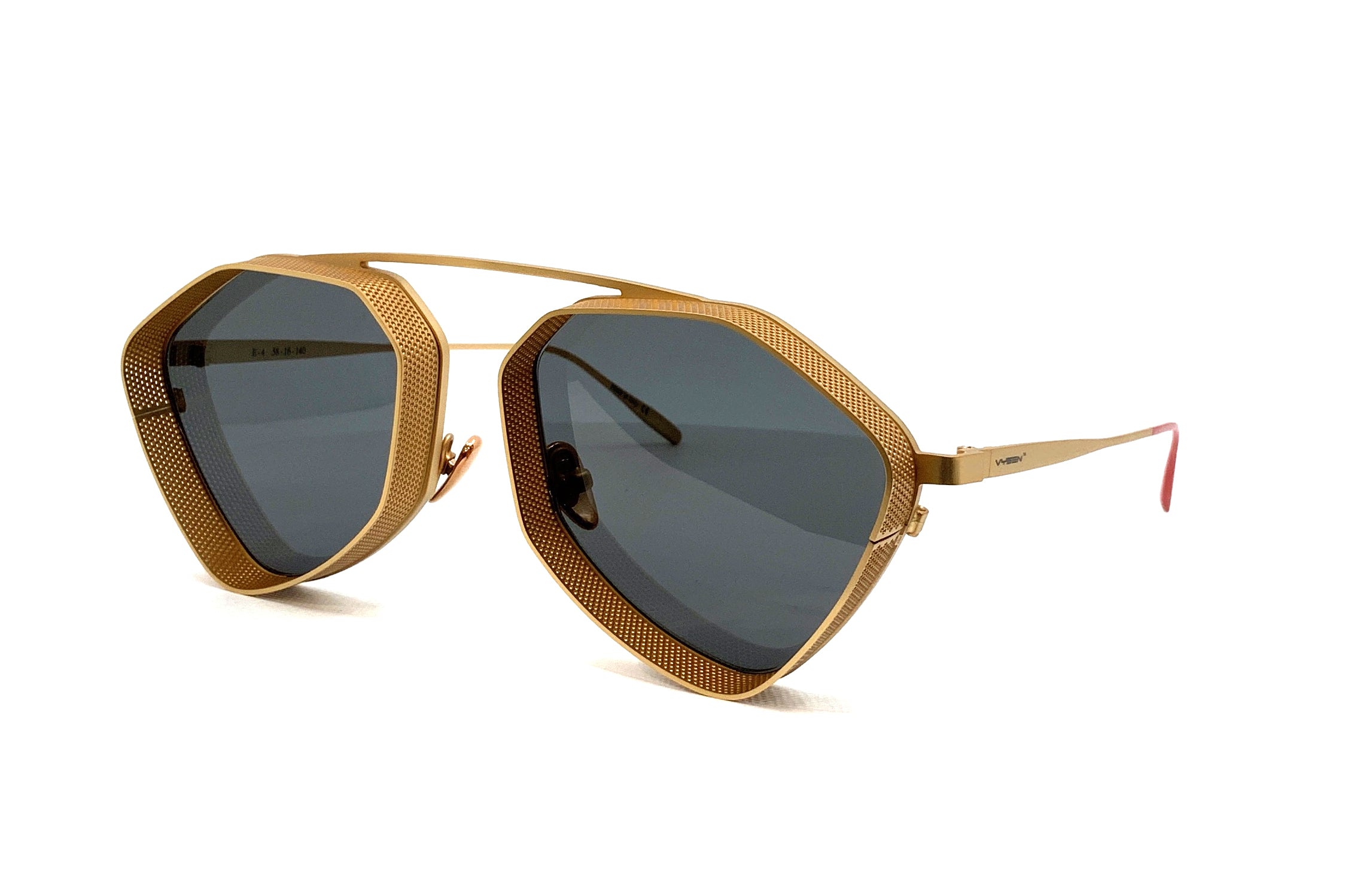 サングラス VYSEN EYEWEAR Vysen - BL-2 - Gold matte (BL 2 GOLD MATTE) Vysen - Ezy (Gold Matte) – Good See Co.