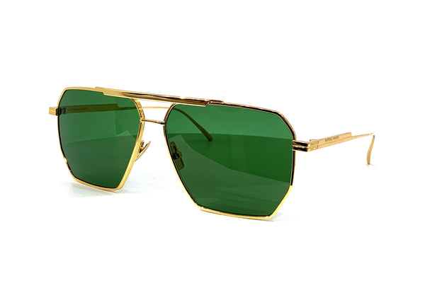 Bottega Veneta Turn Cat-Eye Sunglasses - Green - Unisex 