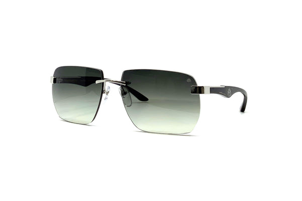 Maybach Eyewear - The Artist Sun I (Platinum/Black/White Marble)