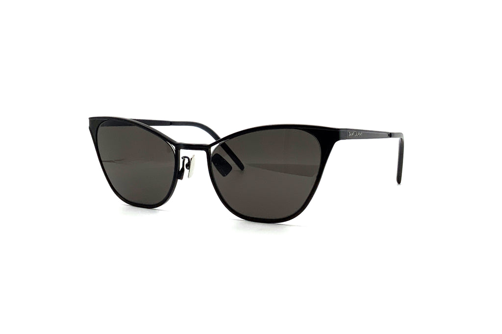 NEW SAINT LAURENT SUNGLASSES, SL409 002 BLACK WOMEN EYEWEAR SL 409 002 Saint Laurent® SL M40 Sunglasses - EuroOptica™ NYC main image 3