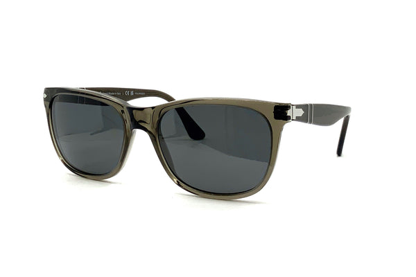 Persol - 3291-S [57] (Transparent Taupe Grey/Polarized Black)