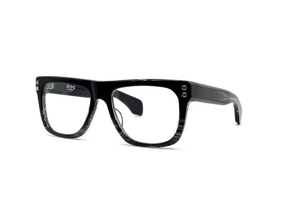 Hoorsenbuhs Eyeglasses - Model VIII (Black/Grey Tortoise Fade)