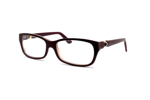 Cartier - Rectangular Eyeglasses (Burgundy)