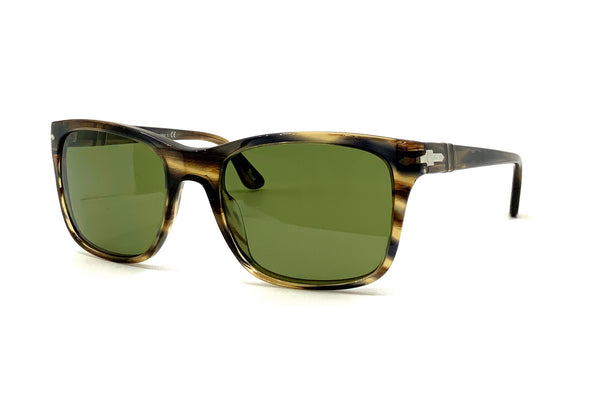 Persol - 3135-S [55] (Brown Striped Grey/Green)