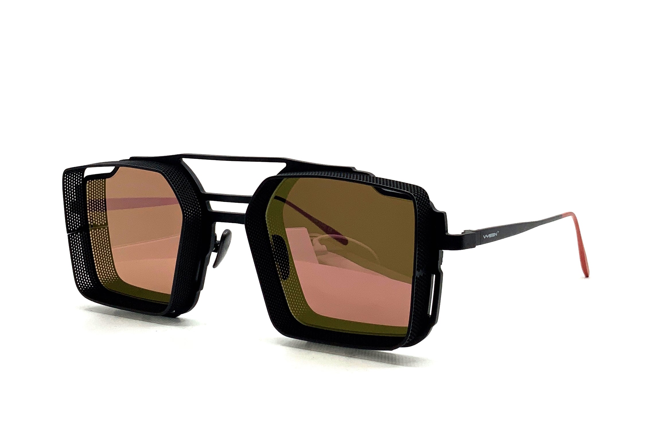 Vysen - Luigi (Black Matte/Rose Gold Mirror) – Good See Co.