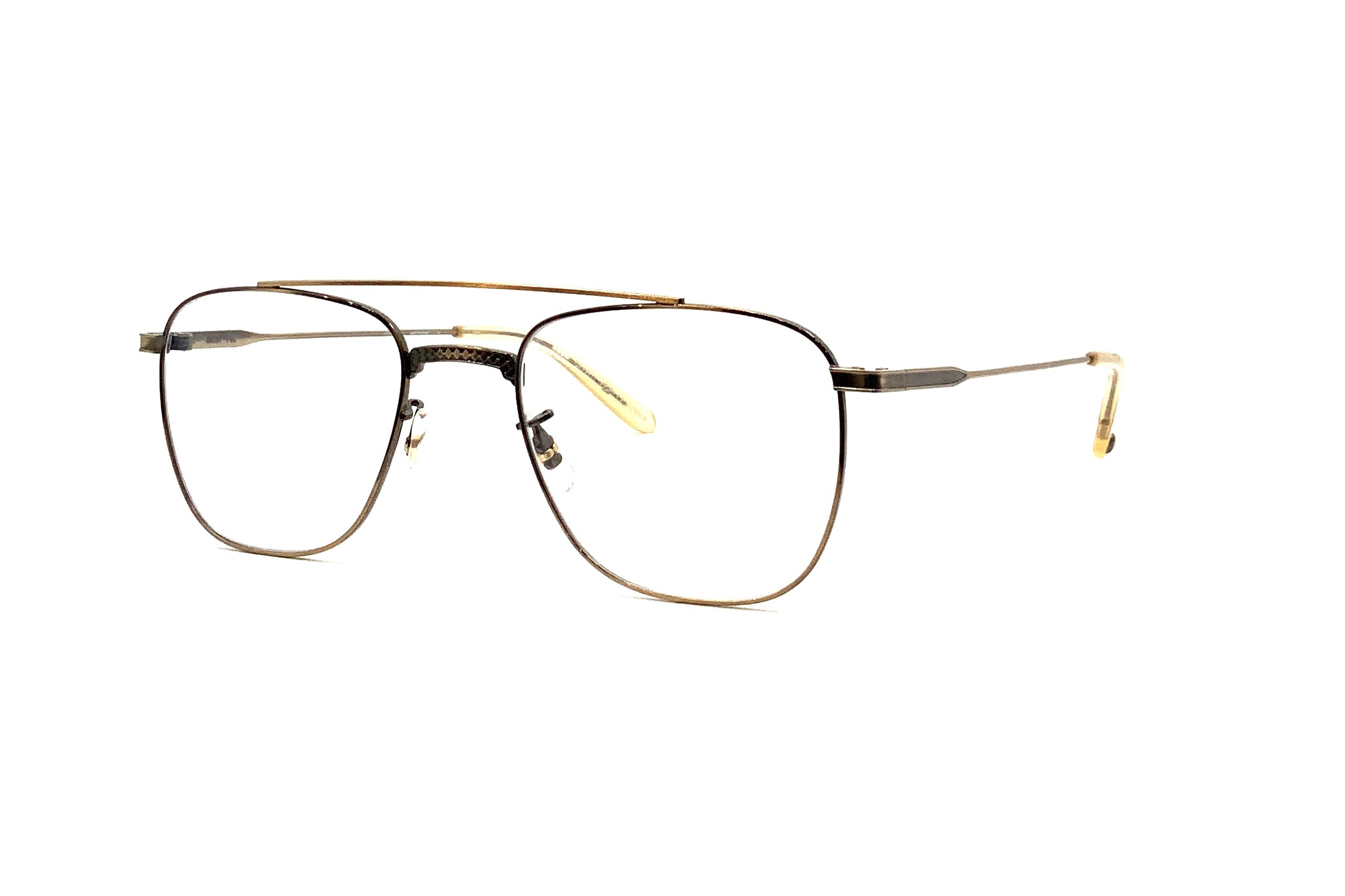 美品 GARRETT LEIGHT クリアフレーム 彫金ゴールド サングラス Mr. Leight｜MARMONT S - MAPLE ANTIQUE GOLD｜PRODUCT