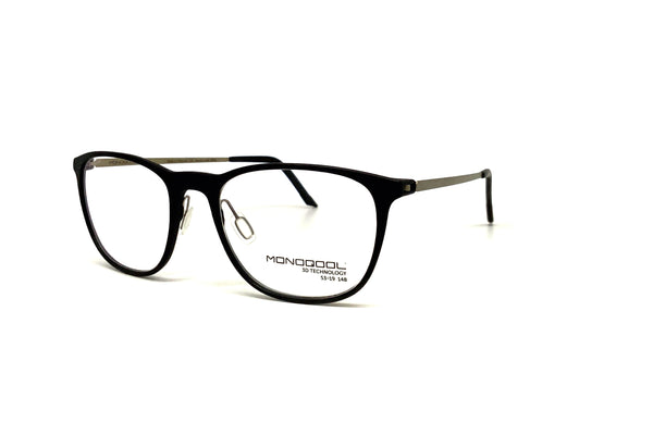 Monoqool - Wall Street (Black/ Silver Brushed Temple)