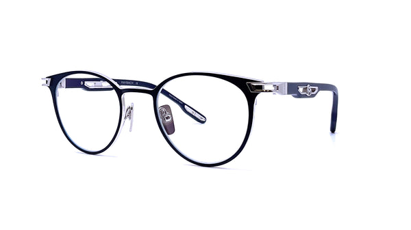 Maybach Eyewear - The Attitude I (Palladium Plated/Matte Blue Lacquer)