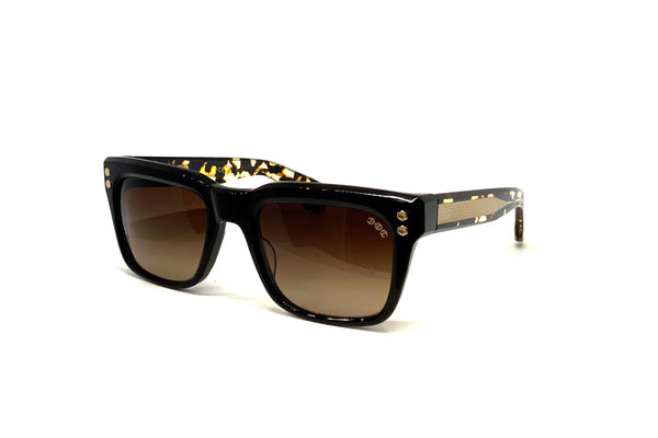 Hoorsenbuhs Sunglasses - Model V (Black/Tortoise Temples)