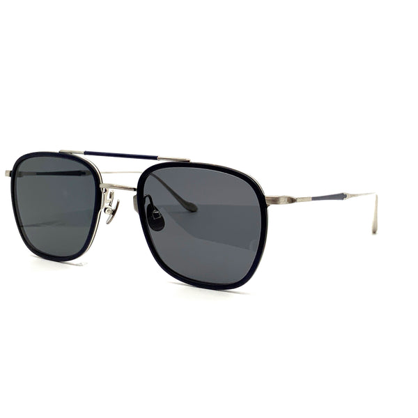 Matsuda - M3081 (Brushed Silver/Matte Navy) – Good See Co.
