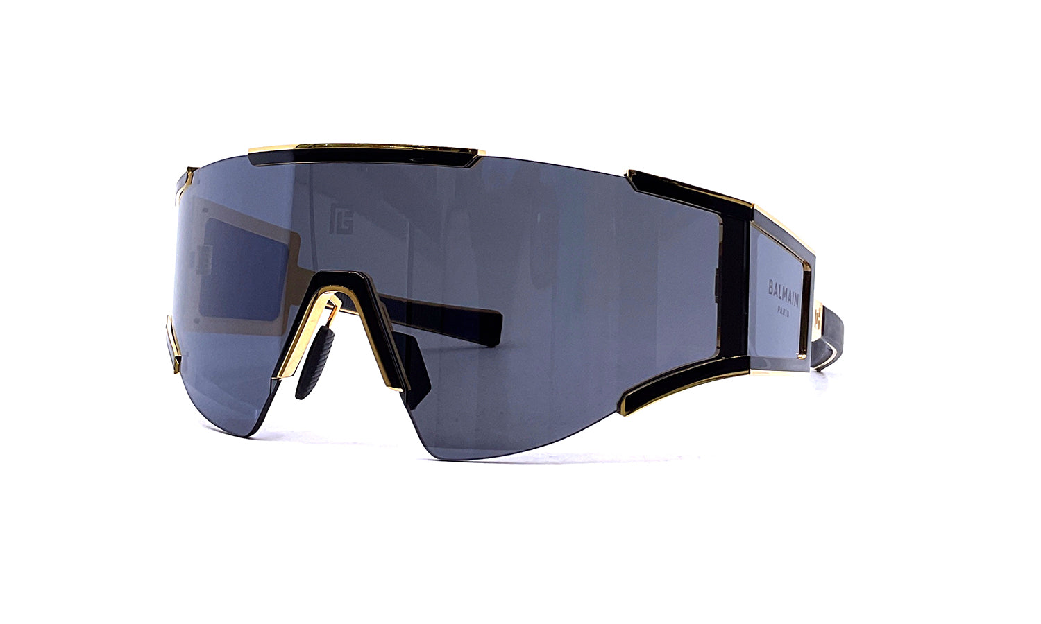 BALMAIN レクタンクルフレムサンクラス BPS145E53 0 Balmain Imperial BPS 145B Sunglasses - US